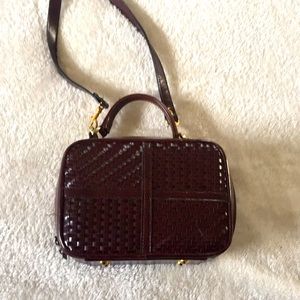 Ella crossbody purse. Beautiful weave front.